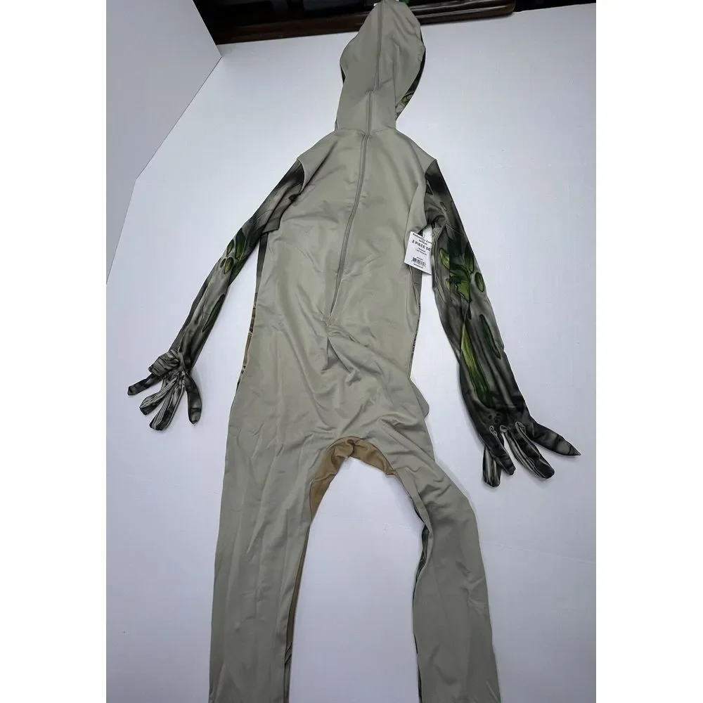 RADIOACTIVE ZOMBIE Halloween Costume w/ Glow Slime Boys Medium (8) Morphcostumes